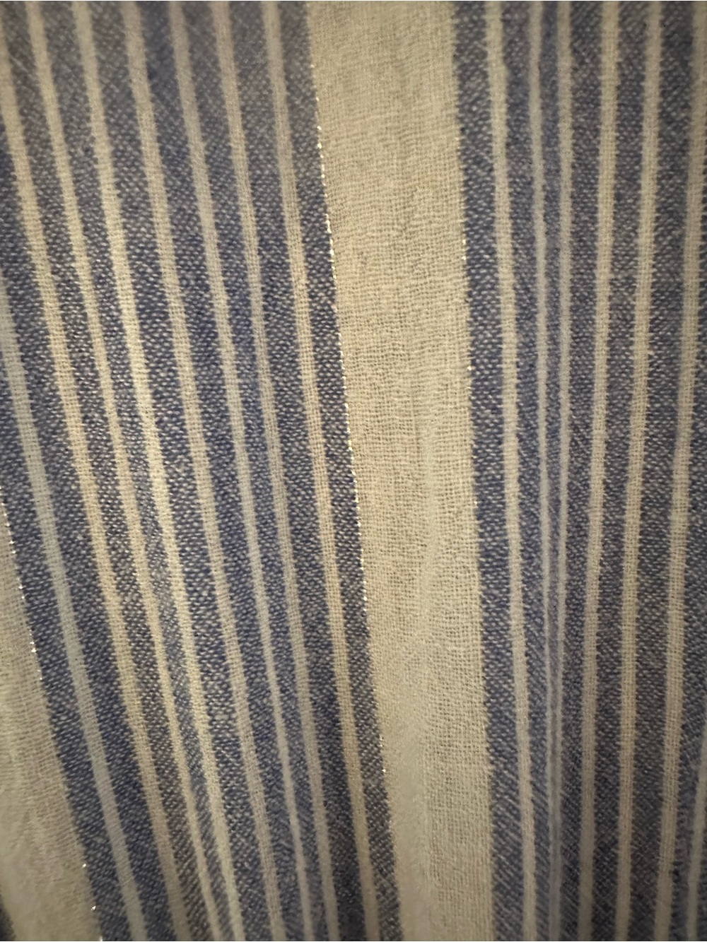 Rails Ashlyn Levanzo Blue and WhiteStriped V-Neck Midi Dress Size Small - Picture 4 of 9